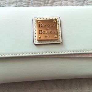 Dooney & Bourke Pale Blue Flap Wallet